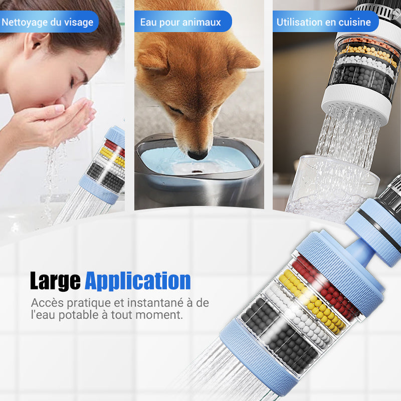 Filtre de Robinet Amélioré et en Coton PP – Améliorez la Qualité de Votre Eau du Robinet