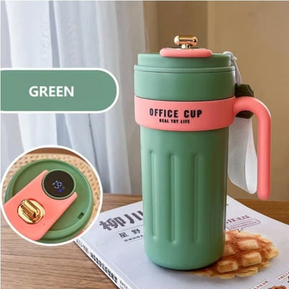 🔥Vente chaude-49% de réduction🔥Tasse à café avec affichage de la température par LED😊
