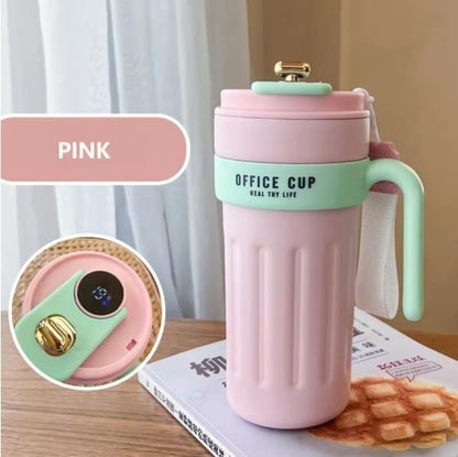 🔥Vente chaude-49% de réduction🔥Tasse à café avec affichage de la température par LED😊