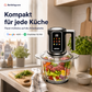🔪USB-Kabelloser Küchenzerkleinerer für Fleisch, Saucen und mehr – Schnell, hygienisch und einfach! 🍖🥦
