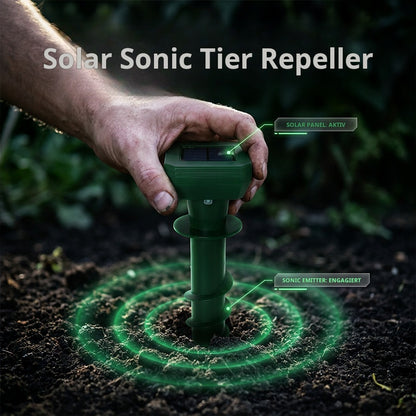 💥Zeitlich begrenztes Angebot-Zeitlich begrenztes Angebot-Solarbetriebener Ultraschall-Molenschreck-Pflock