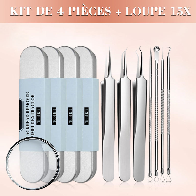 💓50 % DE RÉDUCTION💥Kit d'Outils pour l'Extraction de Points Noirs et Boutons📢📢3 dernières heures : Grande vente⏰⏰