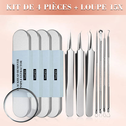 💓50 % DE RÉDUCTION💥Kit d'Outils pour l'Extraction de Points Noirs et Boutons📢📢3 dernières heures : Grande vente⏰⏰