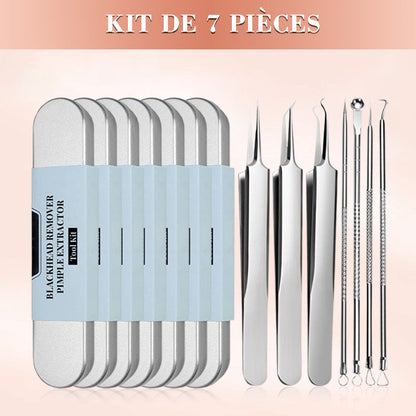 💓50 % DE RÉDUCTION💥Kit d'Outils pour l'Extraction de Points Noirs et Boutons📢📢3 dernières heures : Grande vente⏰⏰