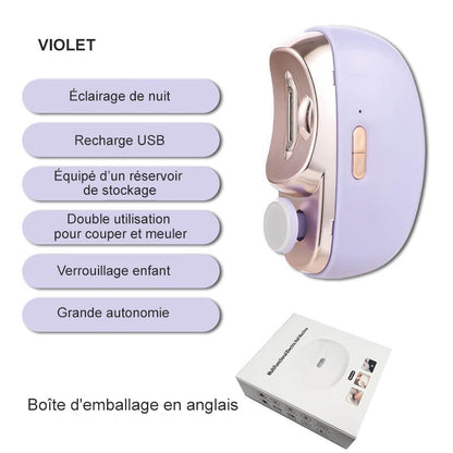 ✨2 en 1 Coupe-ongles Électrique & Polisseur💅 Ultra facile & sans effort – Achetez 2, obtenez 1 GRATUIT !🌿