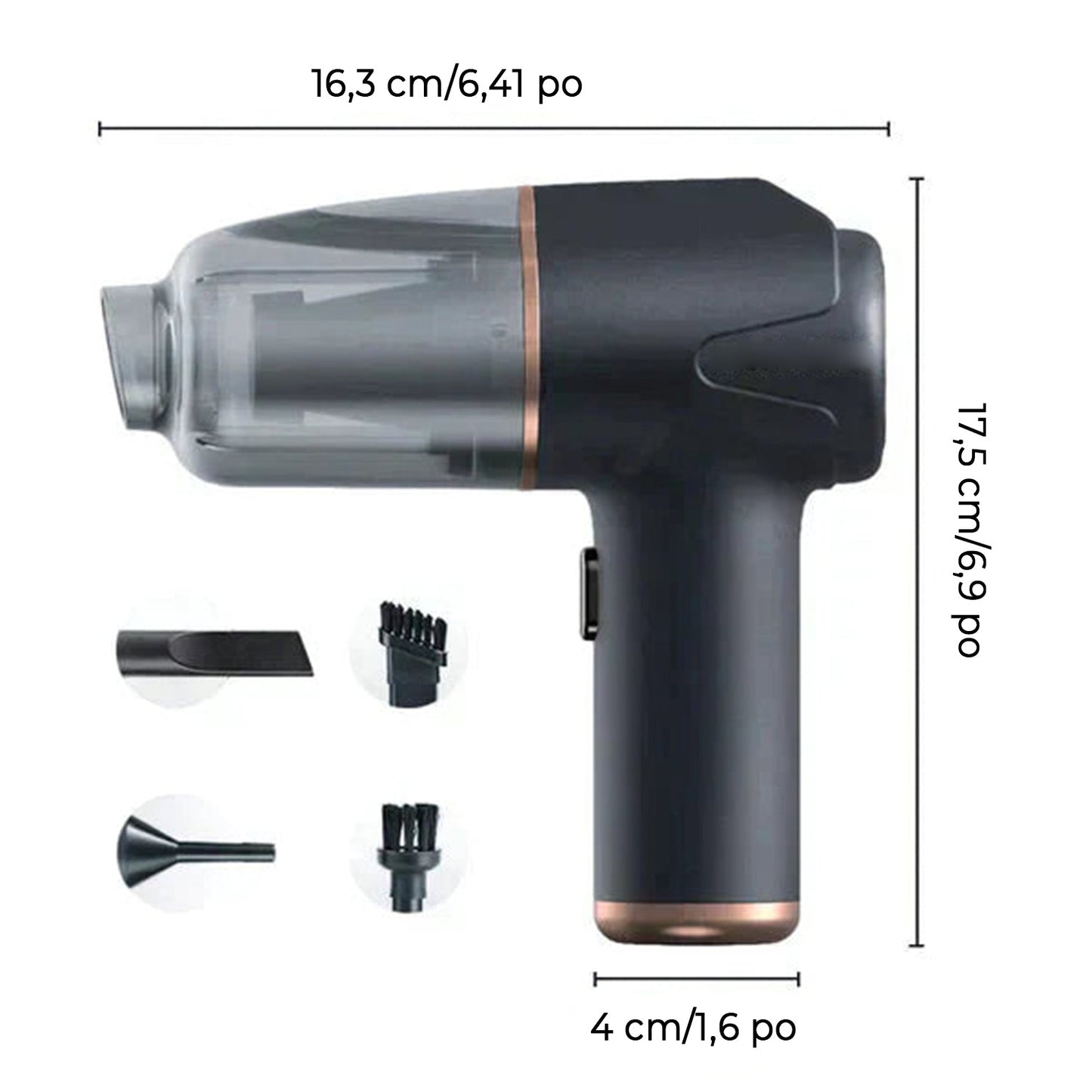 🏆Aspirateur soufflant, aspirant et gonflant tout-en-un sans fil pour la maison et la voiture👑