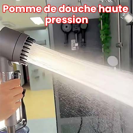 🏆Pomme de douche de luxe pour les soins de la peau et les massages - 3 modes de pulvérisation avec technologie d'économie d'eau pour une expérience de douche rajeunissante 💎🌊