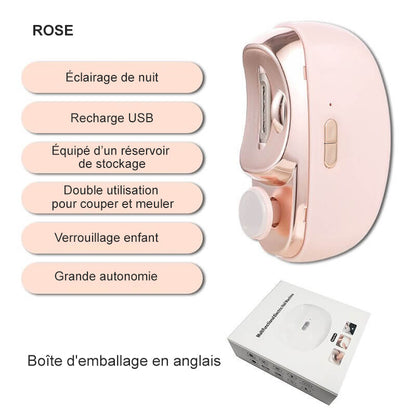 ✨2 en 1 Coupe-ongles Électrique & Polisseur💅 Ultra facile & sans effort – Achetez 2, obtenez 1 GRATUIT !🌿