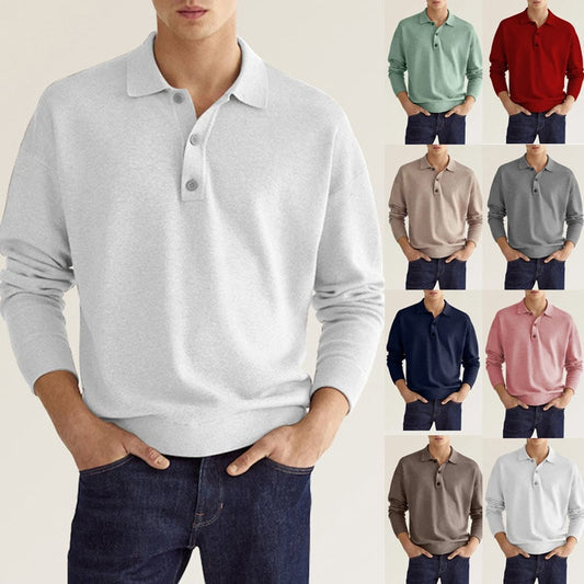 🔥Big Sale 50% OFF🔥Men's Casual Loose Lapel Long Sleeve Shirt