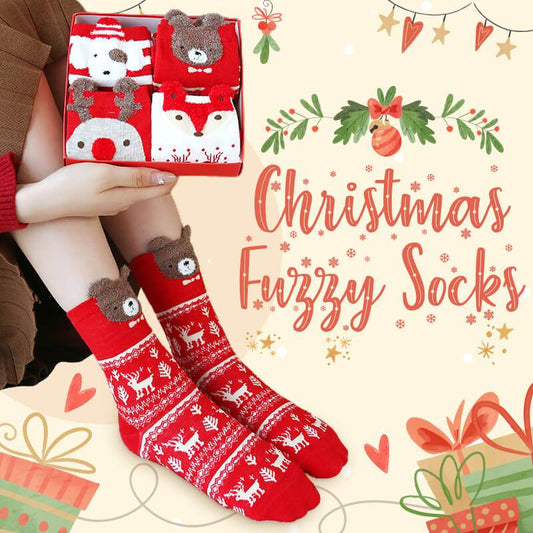 🎄Christmas Promotion 50% OFF🎅✨Christmas Fuzzy Socks🧦