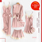 🔥2025 NEW SALES - 50% OFF🔥Soft Comfortable Ice Silk Lace Pajamas 2pcs/ 5pcs Set