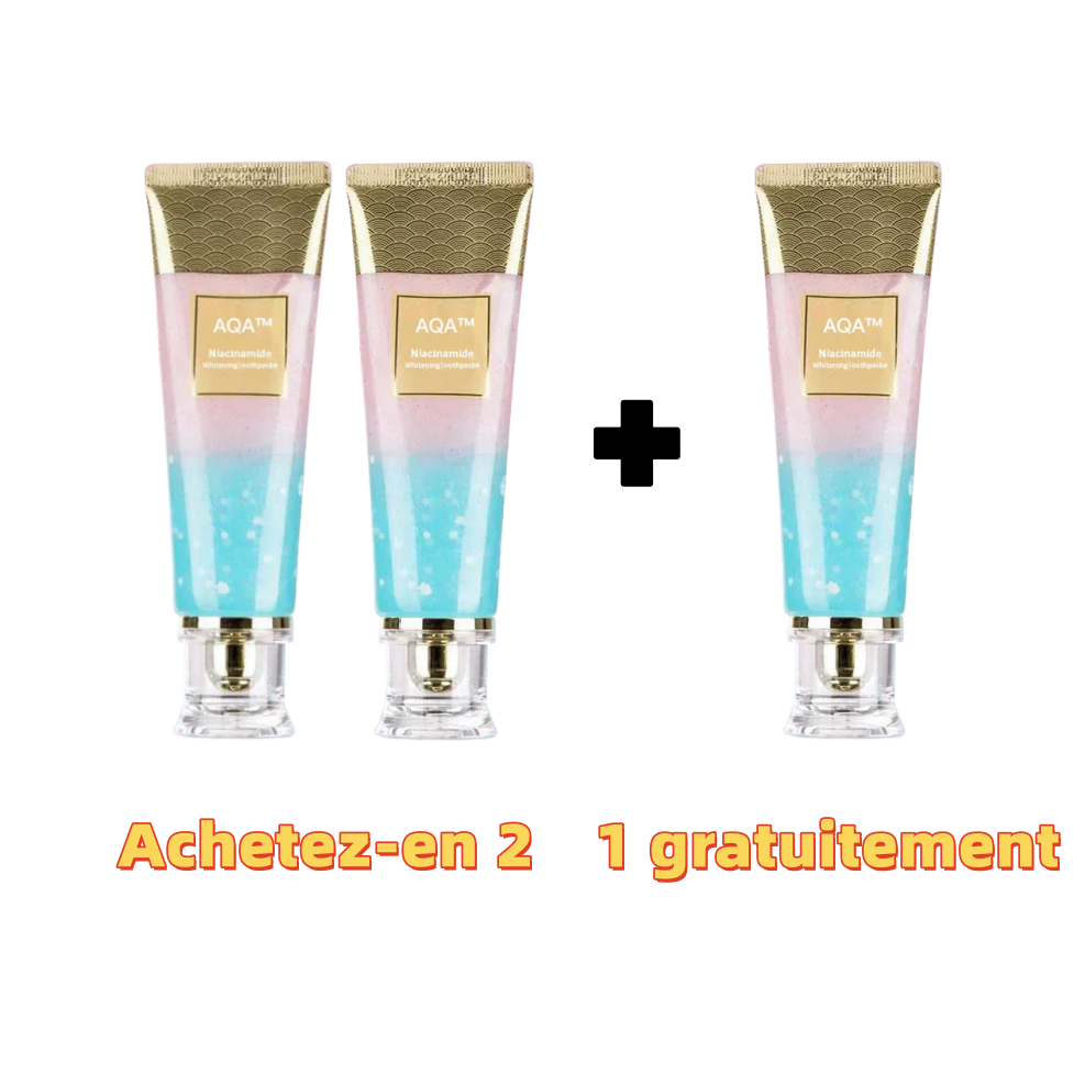 💖Dentifrice à la niacinamide pour des dents d'un blanc éclatant🦷Des dents d'un blanc nacré🦷La nouvelle arme secrète pour votre sourire !