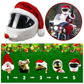 🎄Christmas Promotion 50% OFF🎅✨Santa Claus Helmet Cartoon Plush Motorcycle Helmet Cover🎁