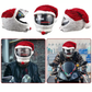 🎄Christmas Promotion 50% OFF🎅✨Santa Claus Helmet Cartoon Plush Motorcycle Helmet Cover🎁