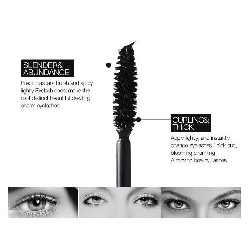 Mascara Long et Épais à Double Usage