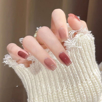 💄💅Ensemble de vernis à ongles bicolores à paillettes tendance💄💅