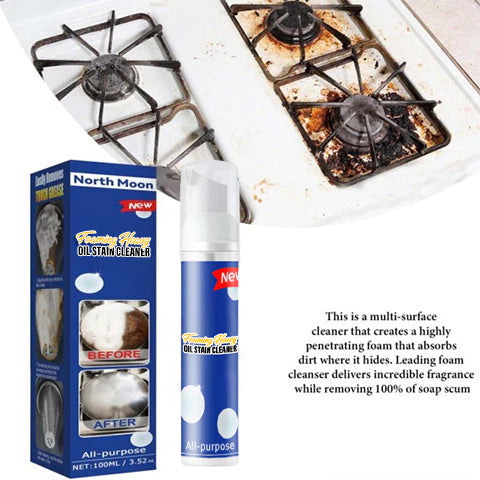 🫧🔥2025 Promotion 50 % de réduction🔥Nettoyant moussant pour taches d'huile lourde