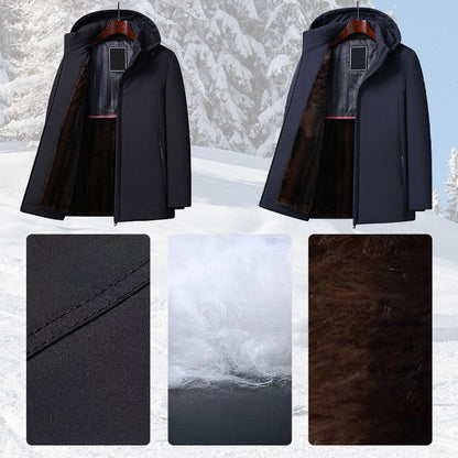 ❄️Offres spéciales hiver❄️Parka thermique épaisse à capuche pour homme