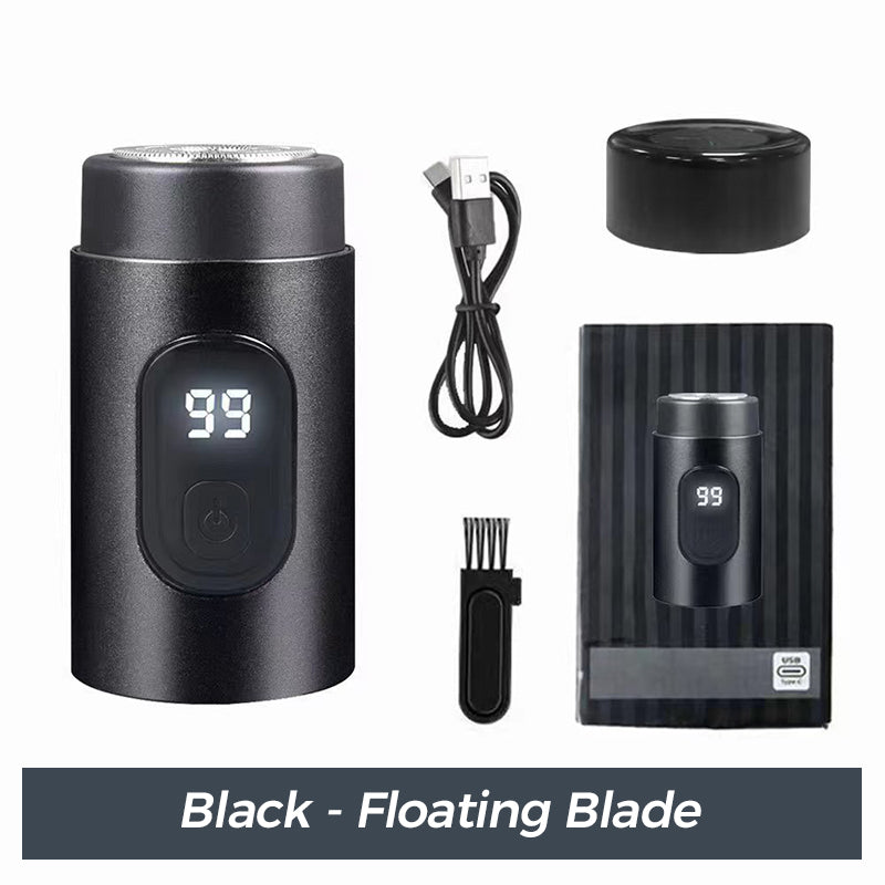🔥🪒 -50 % aujourd’hui ! Mini rasoir portable rechargeable — Avec affichage numérique & coupe précise ✨💈