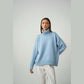 🔥Big Sale 50% OFF🔥Women's Casual Solid Color Turtleneck Sweater