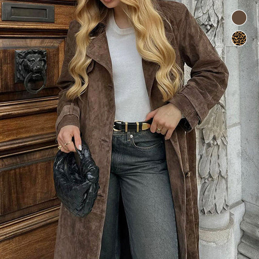 ✈️free shipping 🔥Limited Time & Save $100 Now🔥Women's Warm and Comfortable Waist-Tied Long Coat