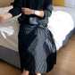 🔥Big Sale 50% OFF🔥Women's Round-Neck Top ＆ Pleated Skirt 2-Piece Set