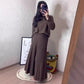🔥Big Sale 50% OFF🔥Women's Round-Neck Top ＆ Pleated Skirt 2-Piece Set