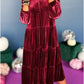 🔥Big Sale 50% OFF🔥🎄2024 Women's Christmas V Neck Velvet Dress🎁