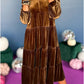 🔥Big Sale 50% OFF🔥🎄2024 Women's Christmas V Neck Velvet Dress🎁