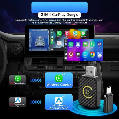 📢60% de réduction pour une durée limitée✨ Adaptateur Carplay sans fil d'interconnexion embarquée