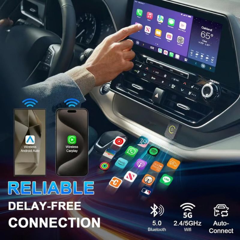 📢60% de réduction pour une durée limitée✨ Adaptateur Carplay sans fil d'interconnexion embarquée