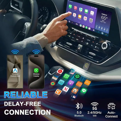 📢60% de réduction pour une durée limitée✨ Adaptateur Carplay sans fil d'interconnexion embarquée