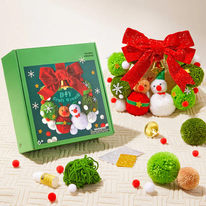 🎄Christmas Promotion 50% OFF🎅✨Christmas Rotating Music 3D Puzzle & Craft Wreath