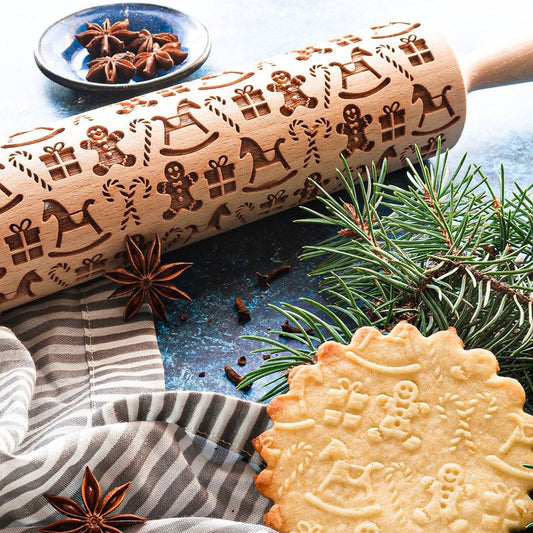 🎄Christmas Promotion 50% OFF🎅✨GINGERBREAD MEN ROLLING PIN🍪