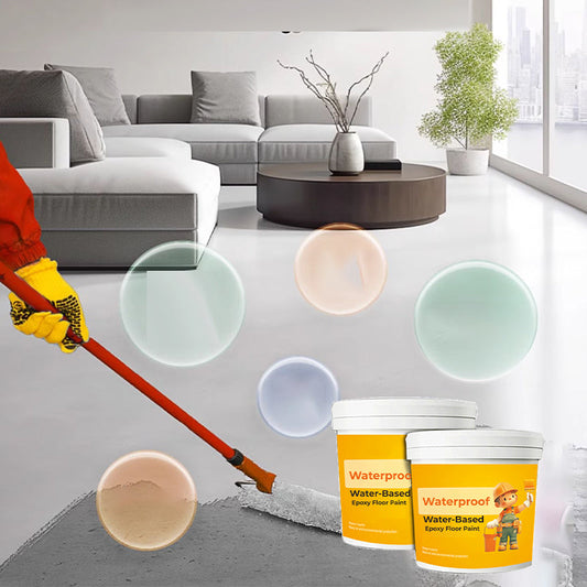 🔥Big Sale 50% OFF🔥Waterproof Water-Based Epoxy Floor Paint