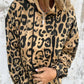🔥Big Sale 50% OFF🔥Leopard Print Hooded Sweatshirt