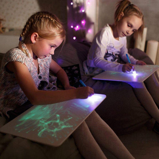 🎁Gift Idea Hot sale 50% OFF🔥Magic LED Light Drawing Pad - Release the Creativity of Children!