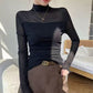 🔥Big Sale 50% OFF🔥Women’s Mock-Neck Mesh Top