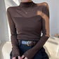 🔥Big Sale 50% OFF🔥Women’s Mock-Neck Mesh Top