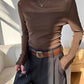🔥Big Sale 50% OFF🔥Women’s Mock-Neck Mesh Top
