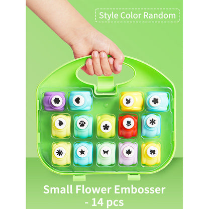 🔥🎁2025 New Year Hot Sale🎁🔥Kids DIY Flower Press Set - Large Embossing Machine & Stamps🌸