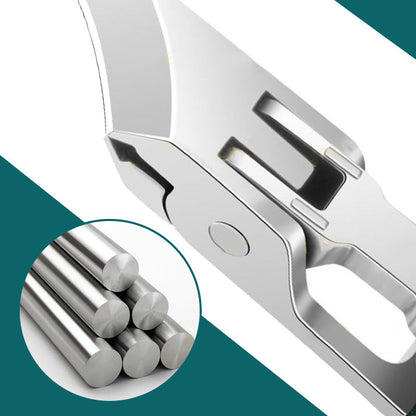 🔥Soins des ongles professionnels💕 Set de 3 pièces de coupe-ongles à bord incliné 25° anti-éclaboussures