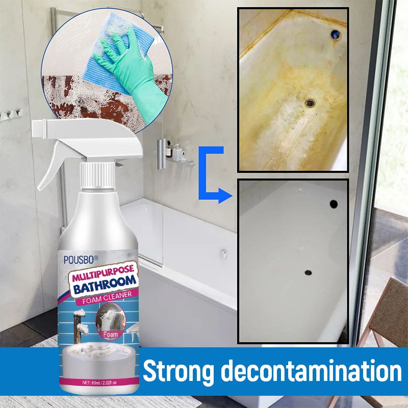 📢✨ACHETEZ 3 ET OBTENEZ 2 GRATUITS 💥Pousbo® Mousse nettoyante multi-usages pour salles de bains