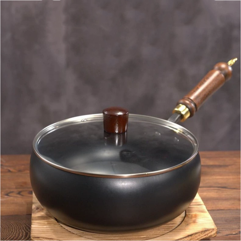 👨‍🍳😋Assurance qualité + Poêle en fer épais à revêtement non toxique 🍳🥗