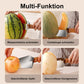 🔥 50% RABATT! 🔪 Multifunktionales Obstmesser aus Edelstahl – Wassermelone, Melone, Apfel, Sichere Schneidetechnik 🍈