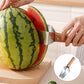 🔥 50% RABATT! 🔪 Multifunktionales Obstmesser aus Edelstahl – Wassermelone, Melone, Apfel, Sichere Schneidetechnik 🍈