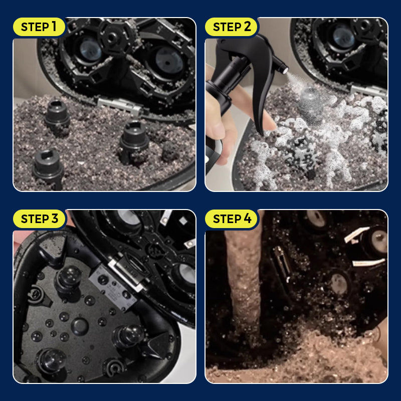 ⚡ Nettoyage ultra-rapide de votre rasoir électrique - comme neuf en 60 secondes ! ⚡ ⚡ Rapide ✨ Doux ✨ Propre – Technologie de précision allemande pour votre rasage quotidien !