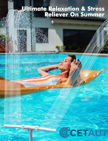 ⛱️Pool-Kühlung Wasserfall Sauerstoff-Brunnen