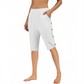 🔥Neue Sonderangebote-Women's Casual Loose Baumwolle Leinen Atmungsaktive Capri-Hosen