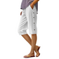 🔥Neue Sonderangebote-Women's Casual Loose Baumwolle Leinen Atmungsaktive Capri-Hosen